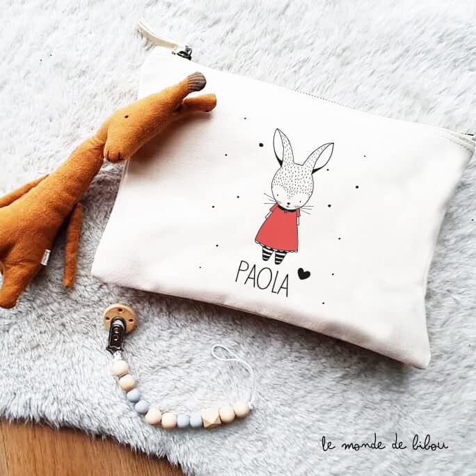 Trousse de toilette Petit lapin fille