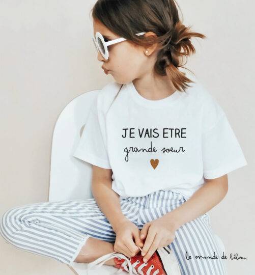 T-Shirt annonce frère ou sœur