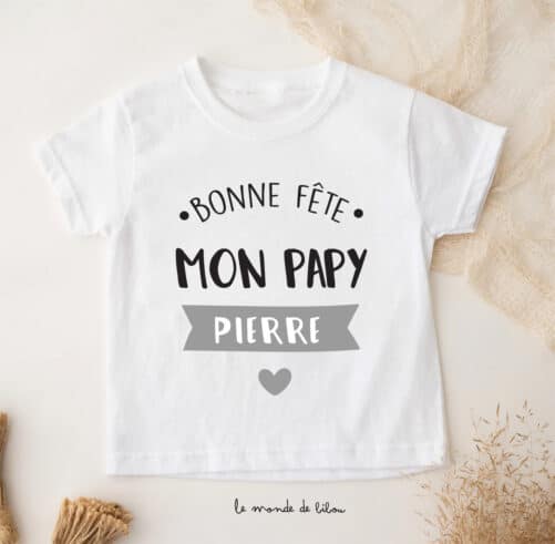 T-shirt bébé Fête des Grands-pères