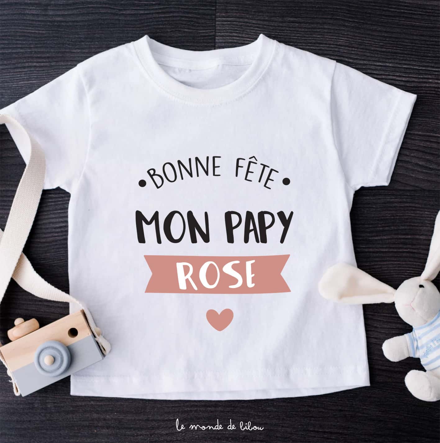 T-shirt bébé Fête des Grands-pères