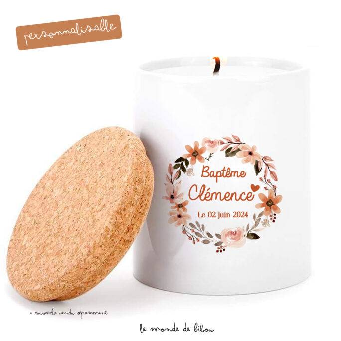 Bougie Souvenir Couronne Boho