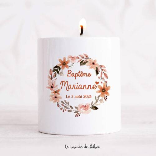 Bougie Souvenir Couronne Boho