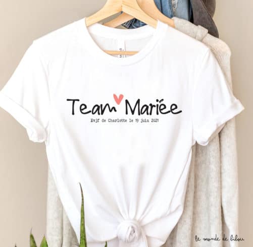 T-shirts personnalisés pour Enterrement de Vie de Jeune Fille