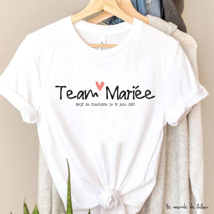 T-shirts personnalisés pour Enterrement de Vie de Jeune Fille