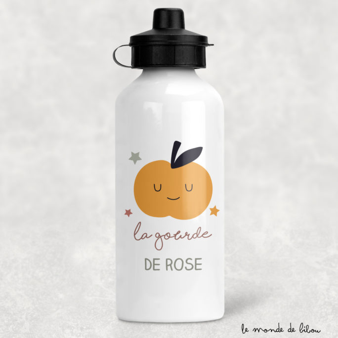 Gourde enfant personnalisée Pomme