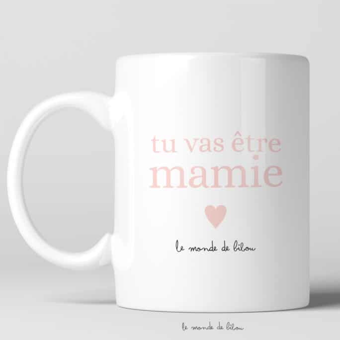 Mug magique Tu vas être mamie
