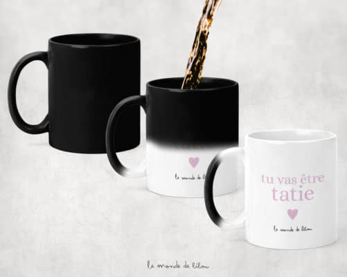Mug magique Tu vas être tatie