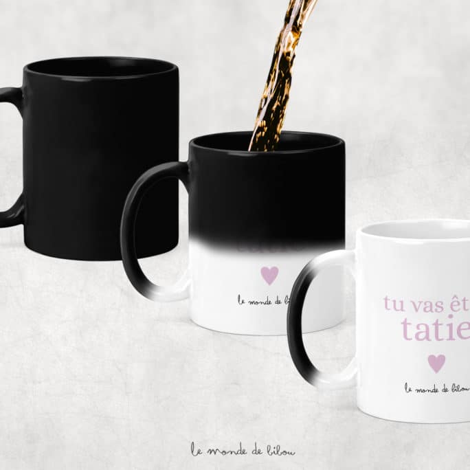 Mug magique Tu vas être tatie