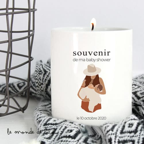 Bougie Souvenir de ma Baby shower