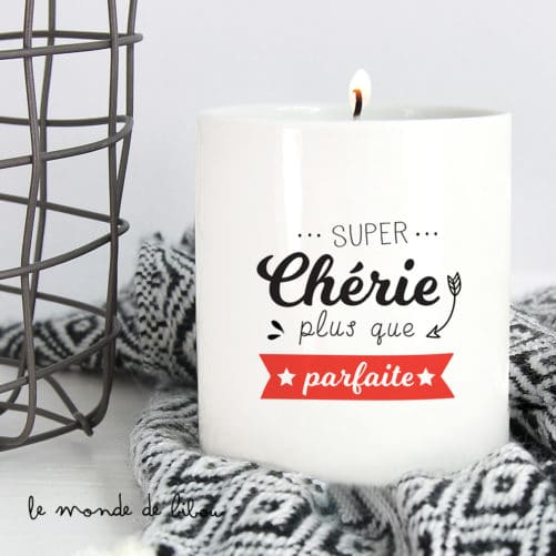 Bougie cadeau Parfaite chérie