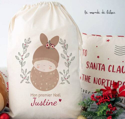 Hotte de Noël Bébé taille S