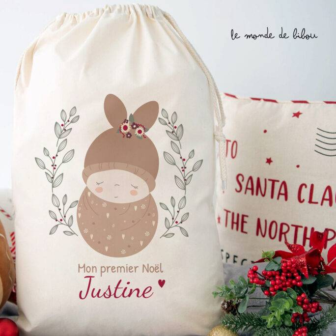 Hotte de Noël Bébé taille S