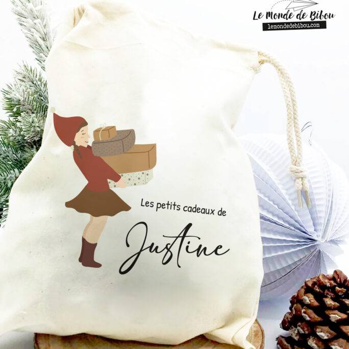 Hotte de Noël Fillette taille S