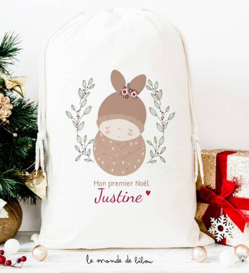 Hotte de Noël bébé taille M