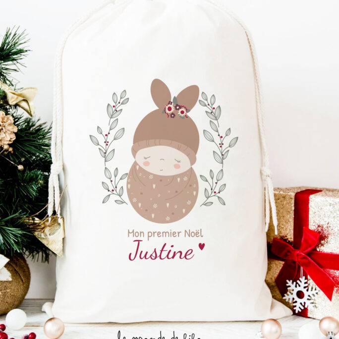 Hotte de Noël bébé taille M