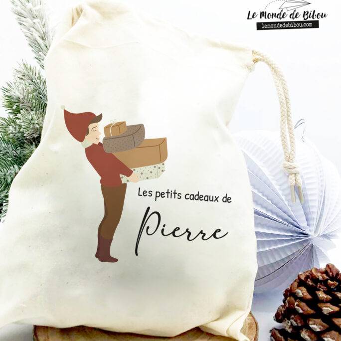 Hotte de Noël Garçonnet taille S