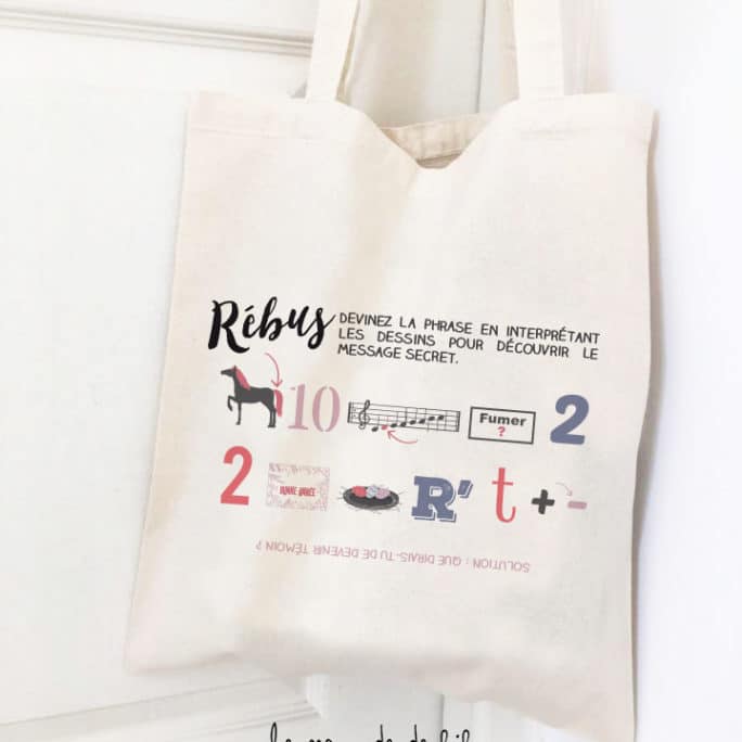Sac rébus demande Témoin femme