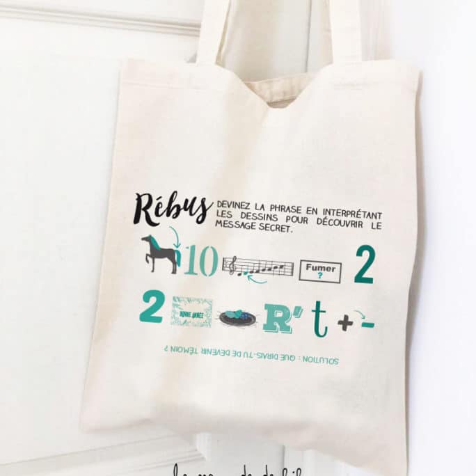Sac rébus demande Témoin homme