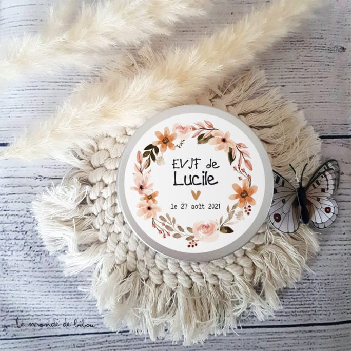 Bougie personnalisée EVJF