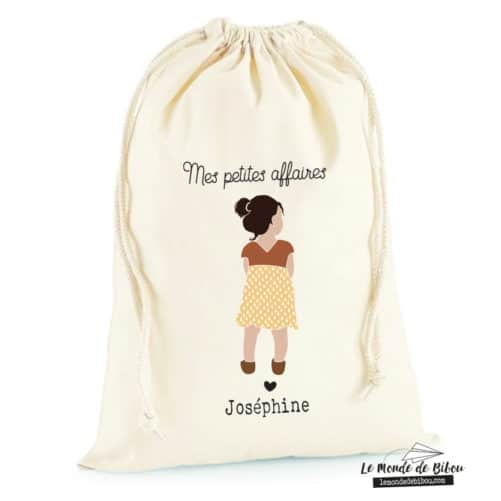 Sac rangement personnalisé fillette