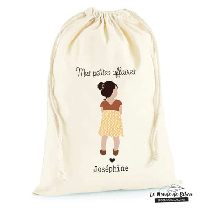 Sac rangement personnalisé fillette
