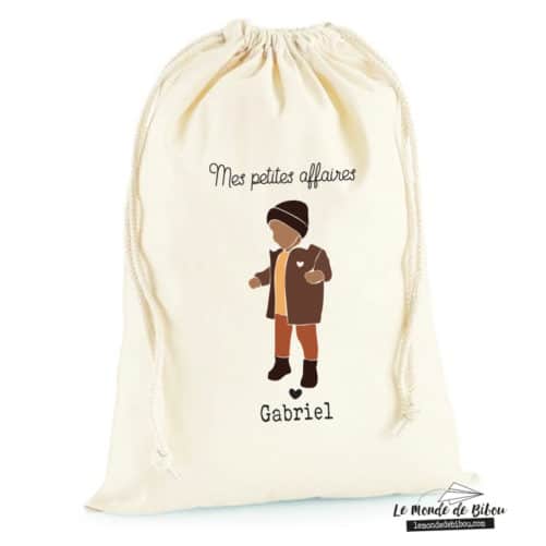 Sac rangement personnalisé garçonnet