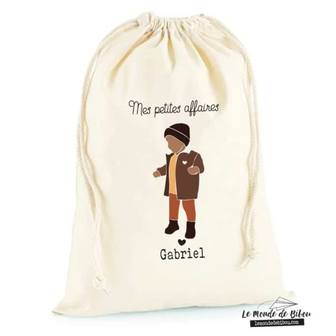 Sac rangement personnalisé garçonnet