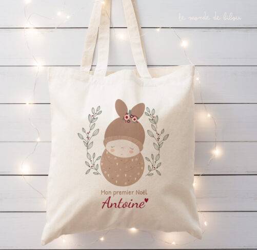 Tote Bag de Noël Bébé