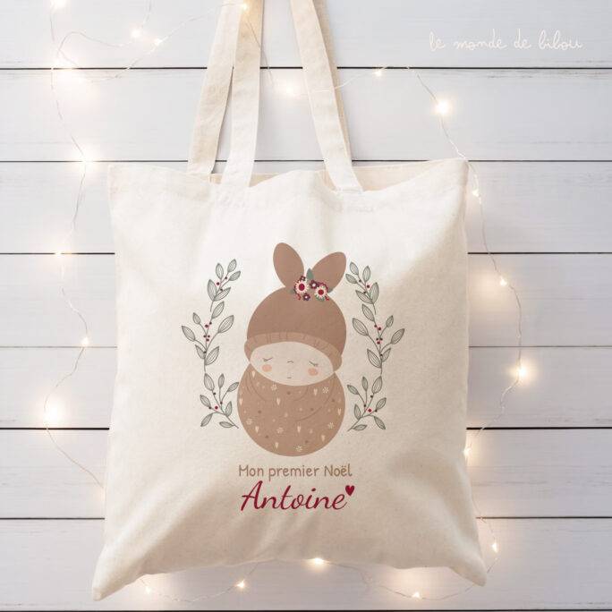 Tote Bag de Noël Bébé