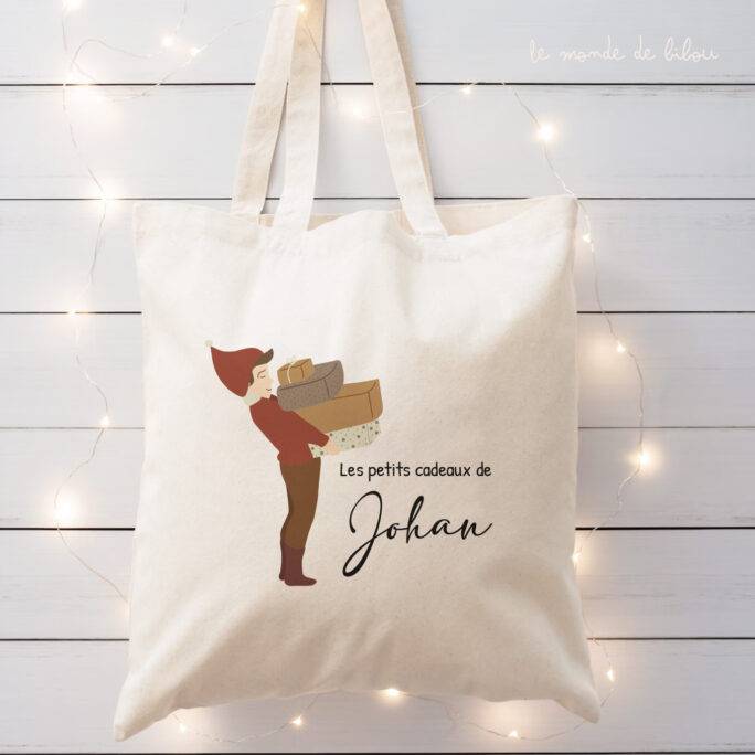 Tote Bag de Noël Garçonnet