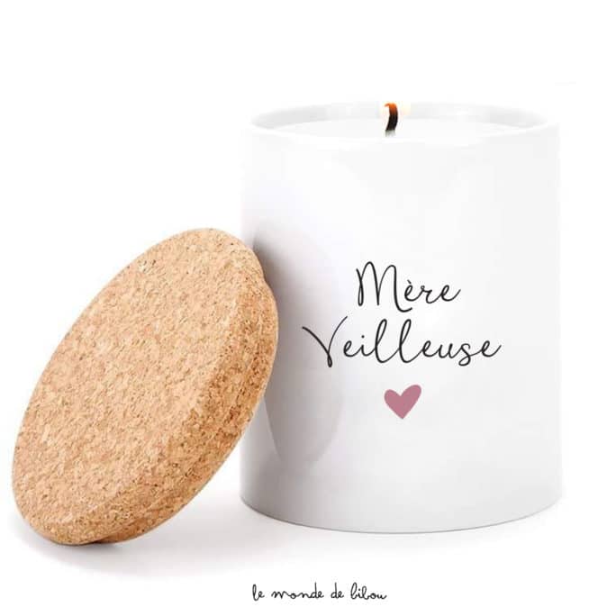 Bougie cadeau Mère veilleuse