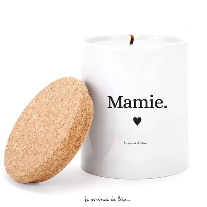 Bougie parfumée personnalisée Famille