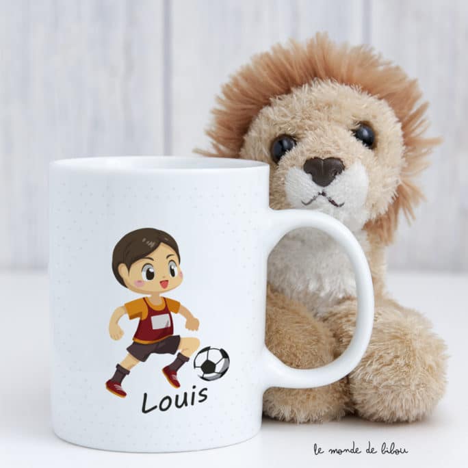 Tasse incassable personnalisée Foot
