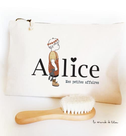 Trousse de toilette Prénom personnalisée