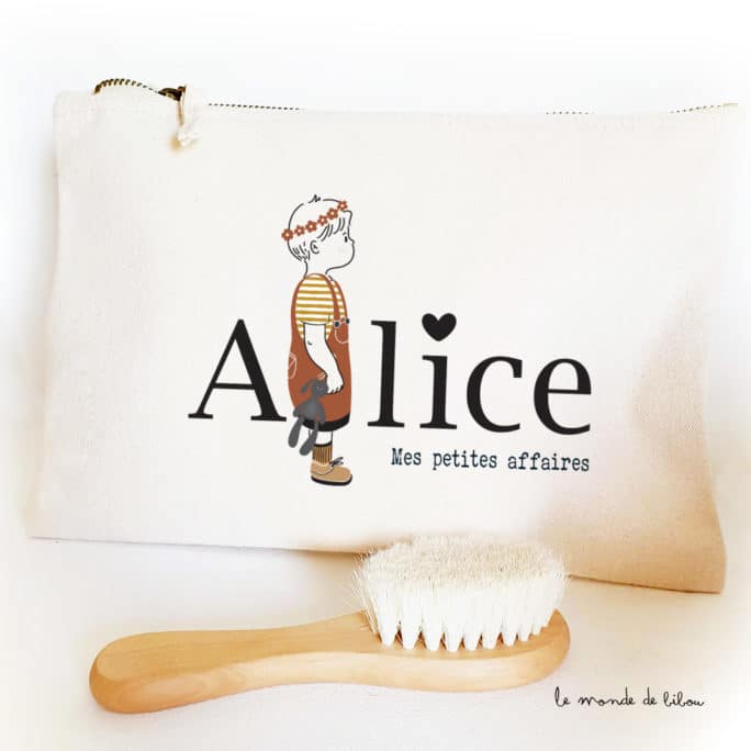 Trousse de toilette Prénom personnalisée