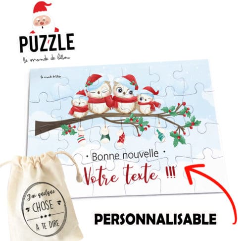 Puzzle de Noël Bonne nouvelle