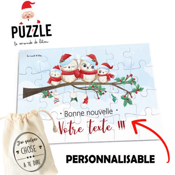 Puzzle de Noël Bonne nouvelle