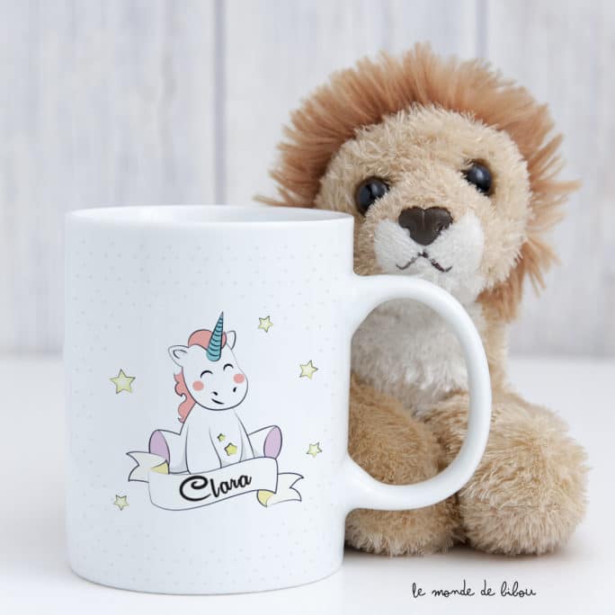 Tasse incassable Licorne rigolote