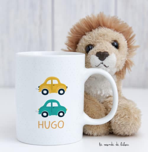 Tasse incassable personnalisée Voitures