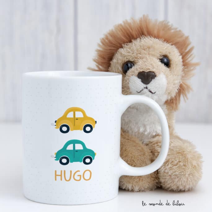 Tasse incassable personnalisée Voitures