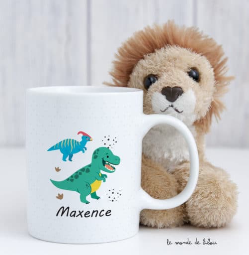 Tasse incassable personnalisée Dinosaures