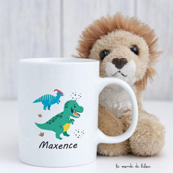 Tasse incassable personnalisée Dinosaures