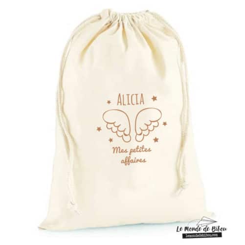 Sac rangement Petit ange personnalisable