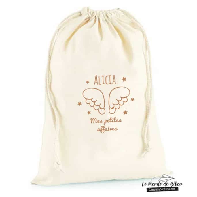 Sac rangement Petit ange personnalisable