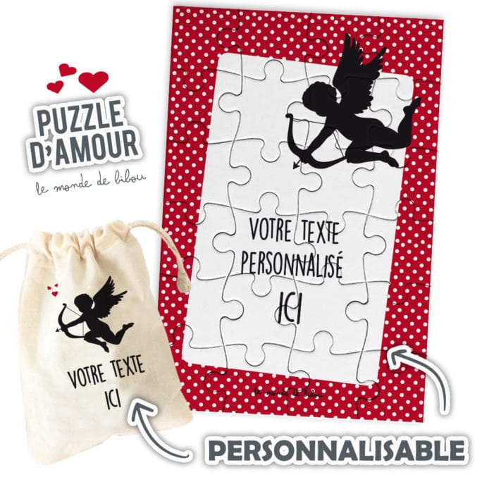 Puzzle personnalisable des Amoureux