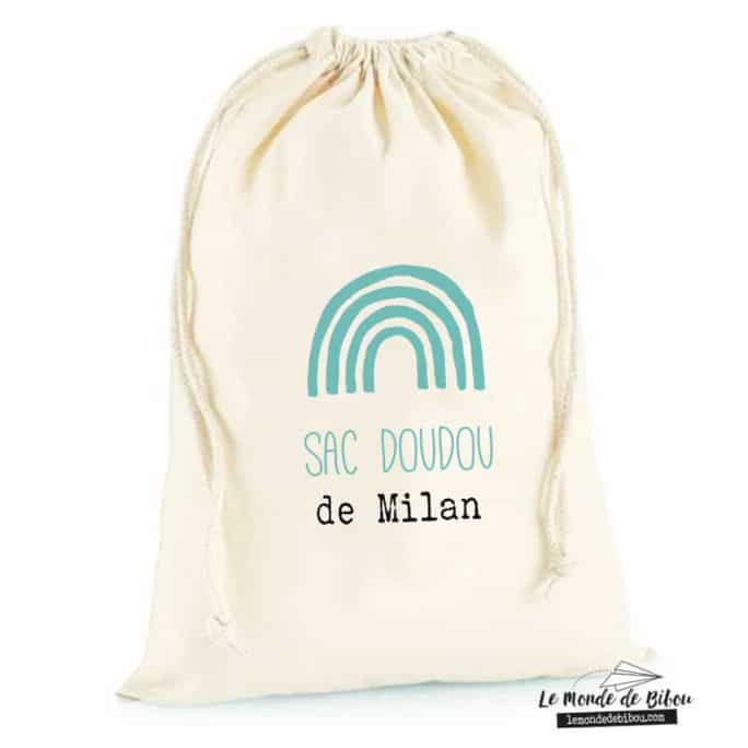 Sac rangement Arc-en-ciel personnalisable