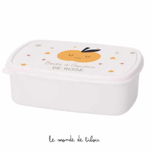 Boîte à Goûter personnalisée Pomme