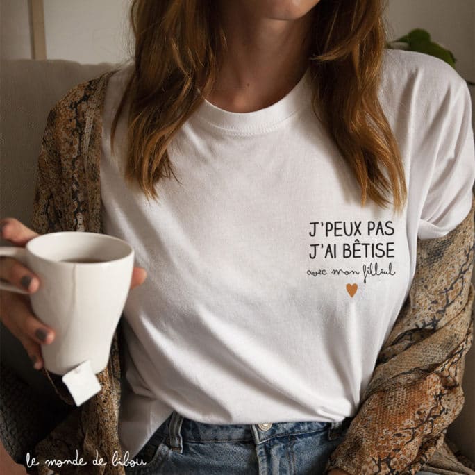 T-shirt adulte Bêtise avec
