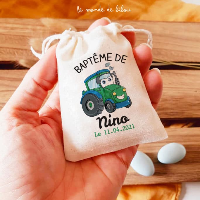 Sac à dragées tracteur