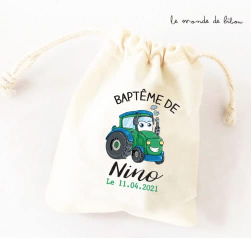 Sac à dragées tracteur